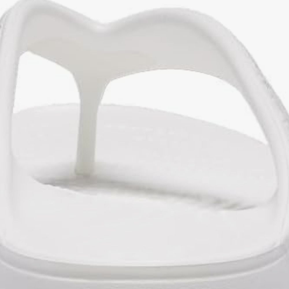 Crocs Sloane Wedge Glitter Flip-Flop Sandal- White - Picture 6 of 13